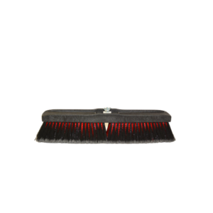 3318 Fine Black BrulonCasing with Red Brulon Bristle Center 18" Bruske Floor Brush