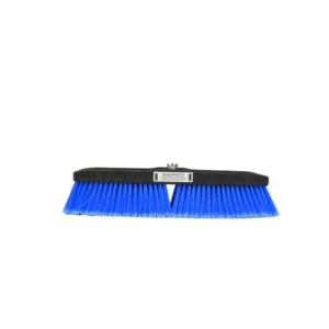 18" Bruske Floor Brush with MEDIUM BLUE FLAGGED BRISTLES–