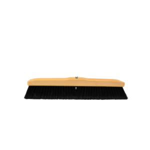 100% Black Brulon bristles (semi-course): 2 ½” trim