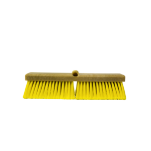 Bruske No. 4519 100% Yellow Flagged Brulon bristles: 2 ½” trim with 14” polypropylene block